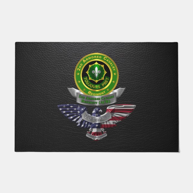 Paillasson Vétéran du 2e régiment de cavalerie blindé (Devant)