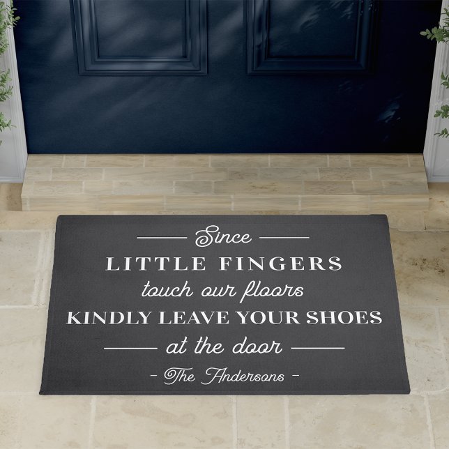 Paillasson Veuillez supprimer vos chaussures personnalisées (Créateur téléchargé)