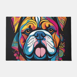 Paillasson Vibrant Bulldog Noir