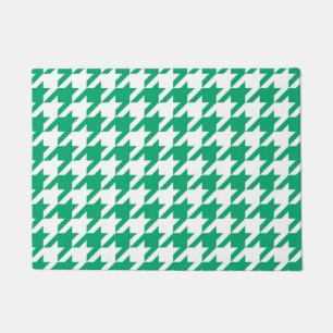 Paillasson Vichy Vert à Carreaux à Croisillons