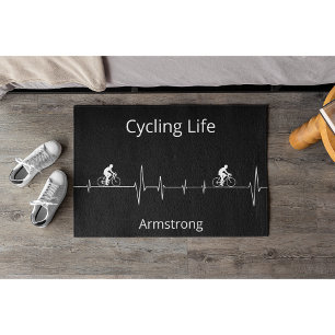 Paillasson Vie cyclable, Heartbeat personnalisable
