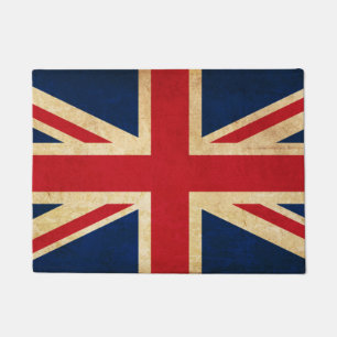 Paillasson Vieux drapeau grunge vintage Union Jack du