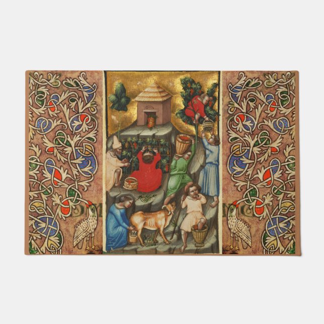 Paillasson VIGNOBLE DE CÉRÉALES MOYENNES HARVEST Grapevine an (Devant)