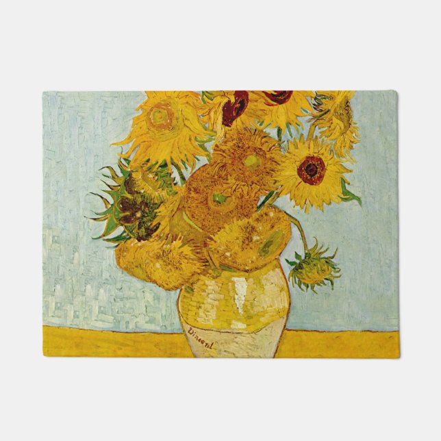 Paillasson Vincent Van Gogh 12 Tournesols Impressionniste (Devant)