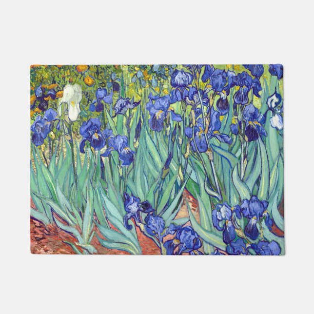 Paillasson Vincent van Gogh 1898 iris (Devant)