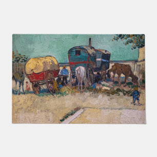 Paillasson Vincent van Gogh - Caravanes, campement de gitans