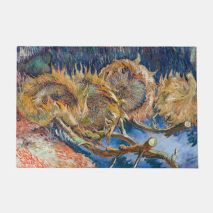 Paillasson Vincent van Gogh - Fleurs de soleil coupées en qua
