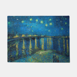 Paillasson Vincent Van Gogh Nuit étoilée sur le Rhône
