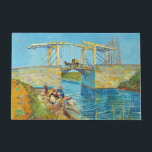 Paillasson Vincent van Gogh - Pont Langlois à Arles #1<br><div class="desc">Le pont des Langlois à Arles avec femmes Laver - Vincent van Gogh,  Huile sur toile,  1888,  Arles</div>