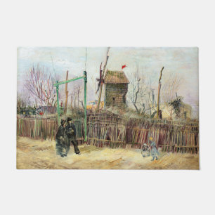 Paillasson Vincent van Gogh - Scène de rue à Montmartre