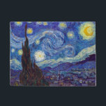 Paillasson VINCENT VAN GOGH - Starry night 1889<br><div class="desc">VINCENT VAN GOGH - Starry night 1889Huile sur toile</div>