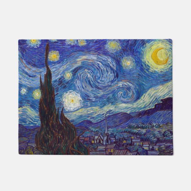 Paillasson VINCENT VAN GOGH - Starry night 1889 (Devant)