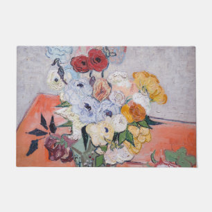 Paillasson Vincent van Gogh - Vase avec Roses & Anémones