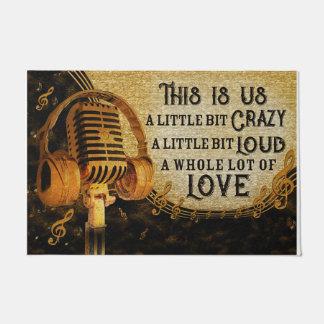 Paillasson Vintage A Whole Lot Of Love, Music Lovers