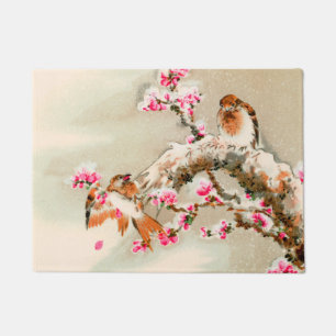 Paillasson Vintage japonais sur une branche