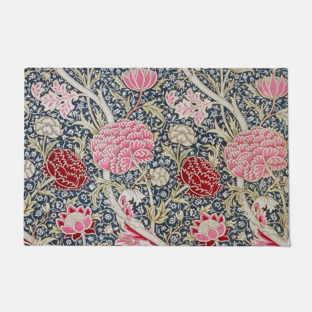 Paillasson Vintage motif floral, William Morris (Devant)