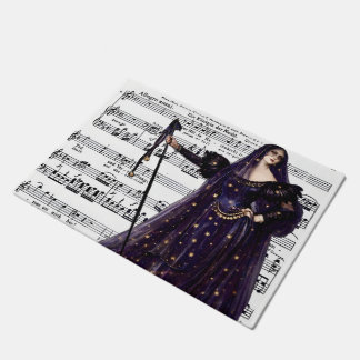 Paillasson Vintage Opera Gothic Queen of the Night Art 
