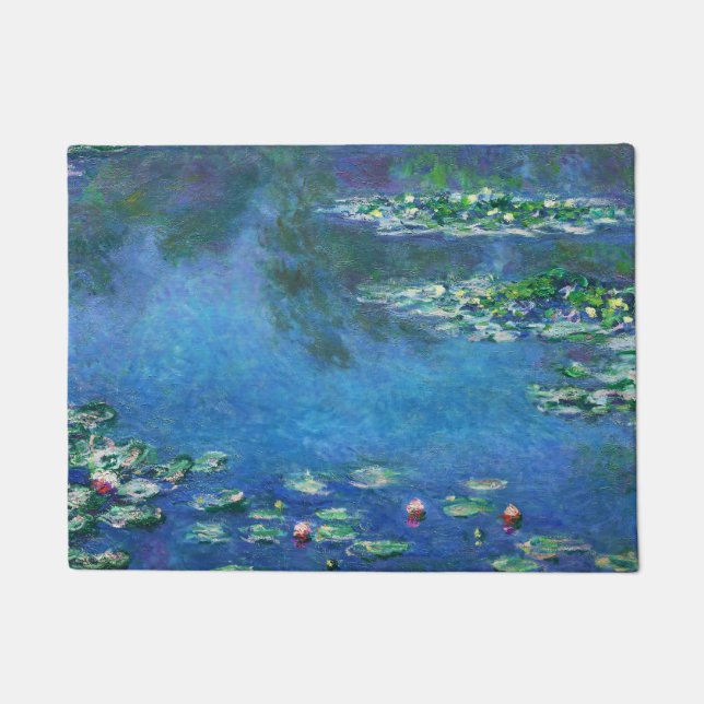 Paillasson Vintage Water Lilies by Claude Monet (Devant)