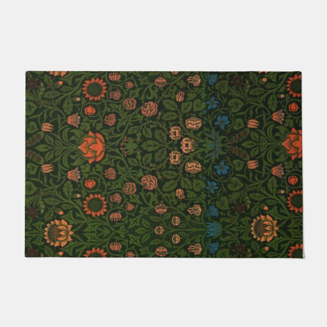 Paillasson Violet et Columbine (par William Morris) (Devant)