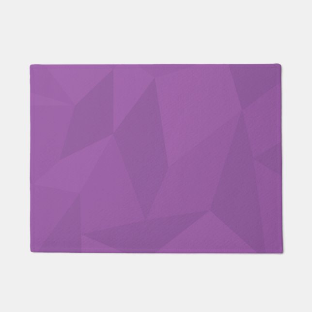 Paillasson Violet, géométrique, cool, tendance, art simple mo (Devant)