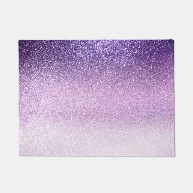 Paillasson Violet Lilac Pastel Purple ombre (Devant)