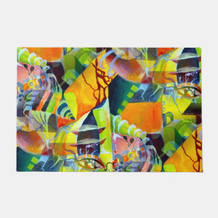 Paillasson Vivid Contemporains Dreams in Watercolor Artwork