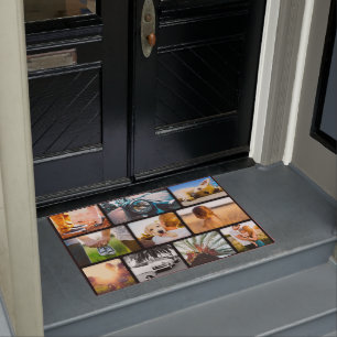 Paillasson Vos Photos Panier Collage Noir