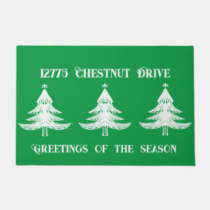 Paillasson Votre adresse à Noël