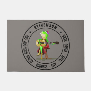 Paillasson Votre nom et adresse ou texte personnalisé - Guita