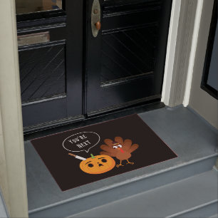 Paillasson Vous êtes le prochain drôle de Citrouille Thanksgi