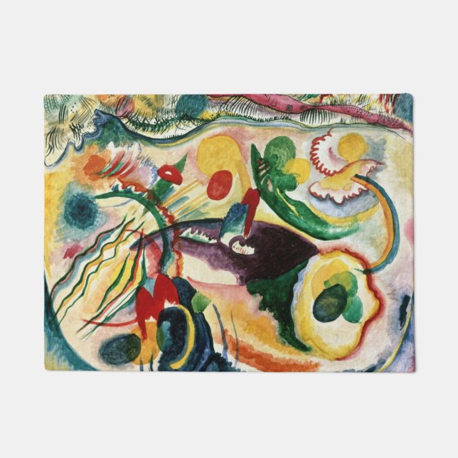 Paillasson Wassily Kandinsk - Le thème du jugement Dernier (Devant)