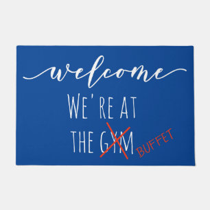 Paillasson Welcome Funny Nous sommes à la croisière Buffet