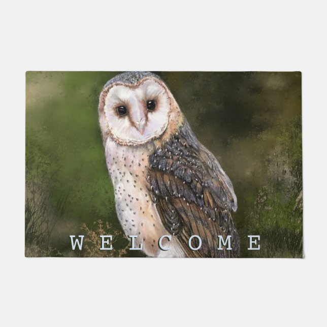 Paillasson Western Barn Owl Doormat (Devant)
