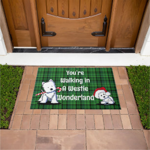 Paillasson Westie Wonderland Christmas Doormat