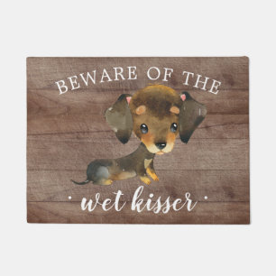 Paillasson Wet Kisser Dachshund Chien Chien Chien Chien Mat