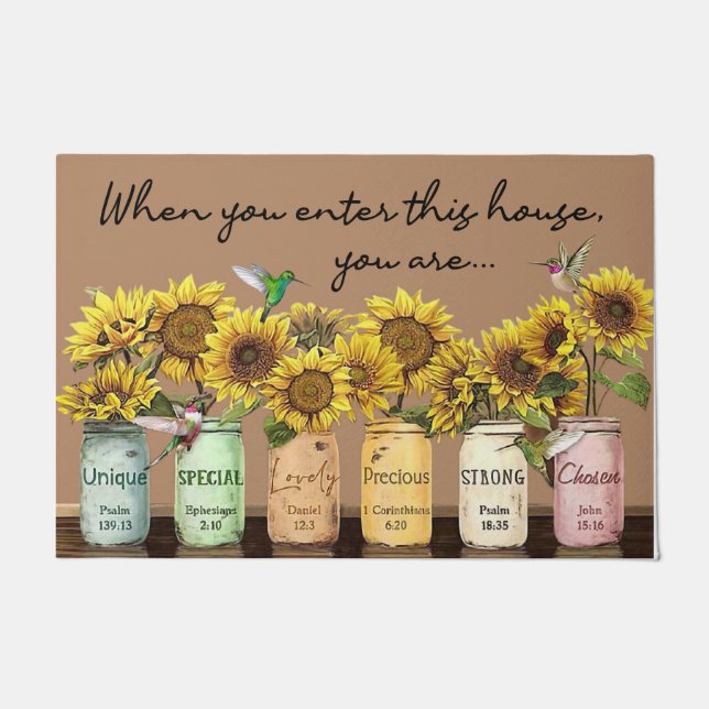 Paillasson When you enter this house doormat (Devant)