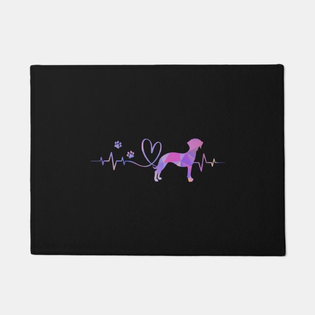 Paillasson Whippet Heartbeat (Devant)