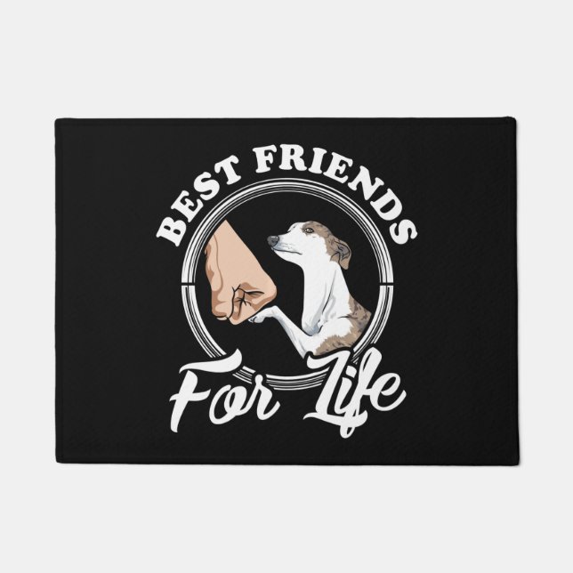 Paillasson Whippet Lover fait la sueur aux amoureux de Whippe (Devant)