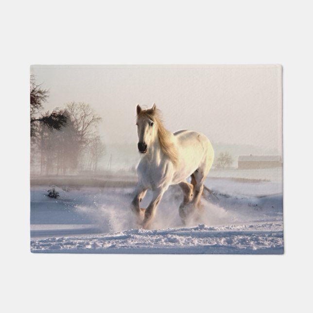 Paillasson White Horse Galloping (Devant)