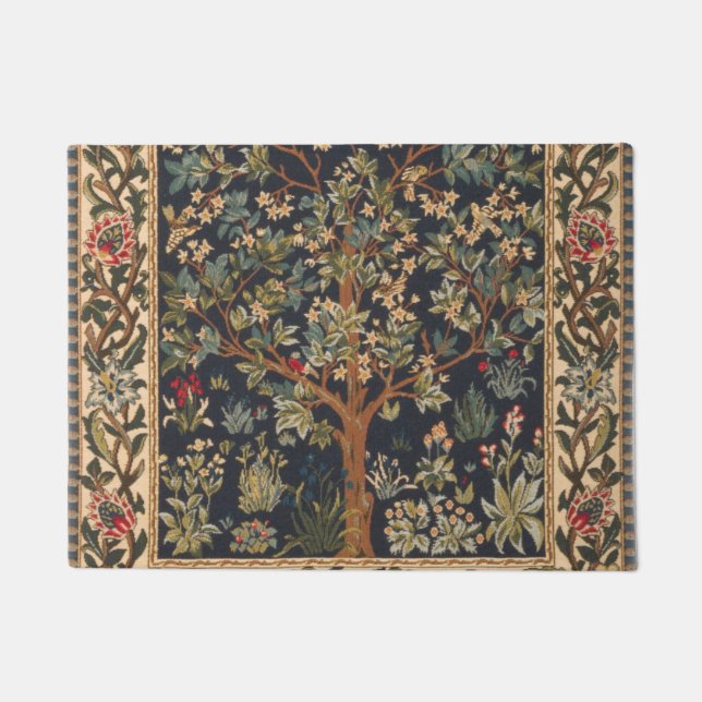 Paillasson William Morris - Arbre De Vie Original (Devant)