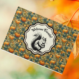 Paillasson William Morris Customise Citrouilles et écureuil