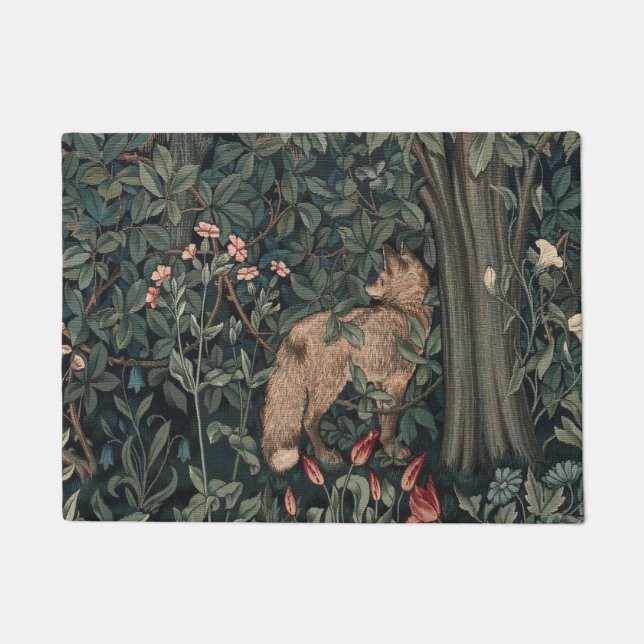 Paillasson William Morris Faune sauvage Fox (Devant)