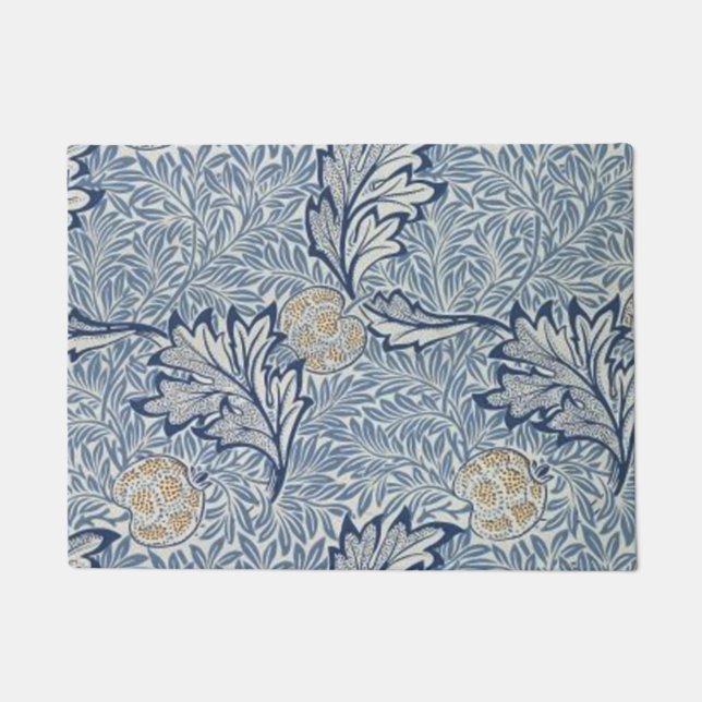 Paillasson William Morris Flower Floral Design (Devant)