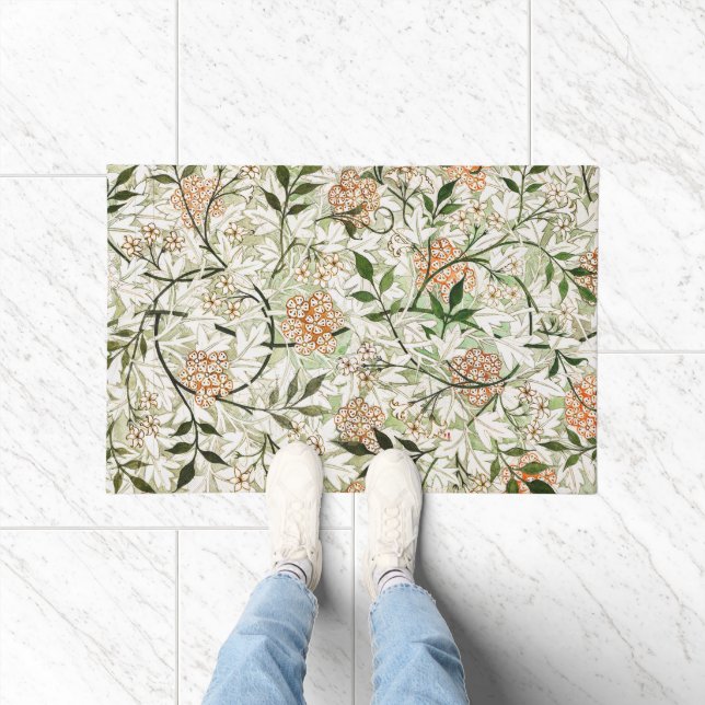 Paillasson William Morris Jasmine Blossom Garden Design (Intérieur)