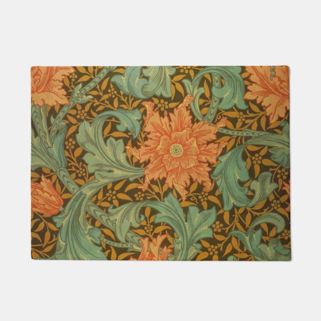Paillasson William Morris Motif monumental Art nouveau (Devant)