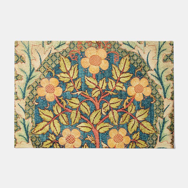 Paillasson William Morris Rose Wreath  (Devant)