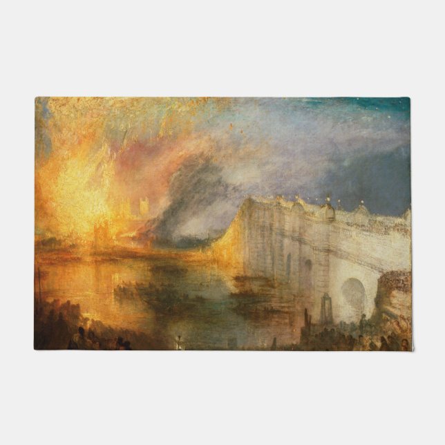 Paillasson William Turner - L'incendie du Parlement (Devant)