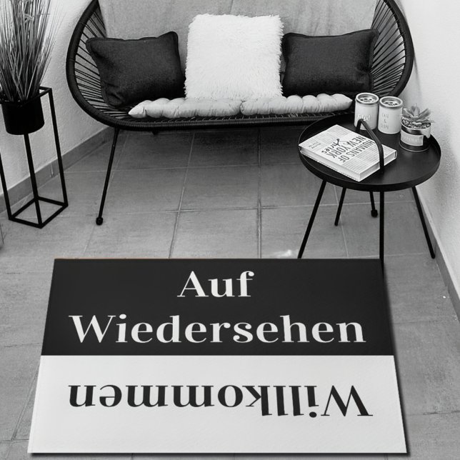 Paillasson Willkommen - salutations en allemand (Créateur téléchargé)