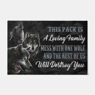 Paillasson Wolf cool Dit Doormat, Citations Drôle
