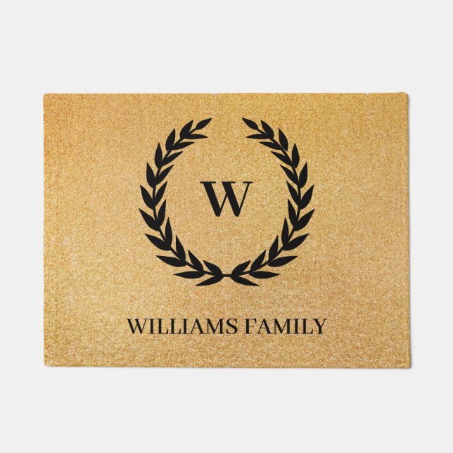 Paillasson Wreath Black Laurel (Devant)